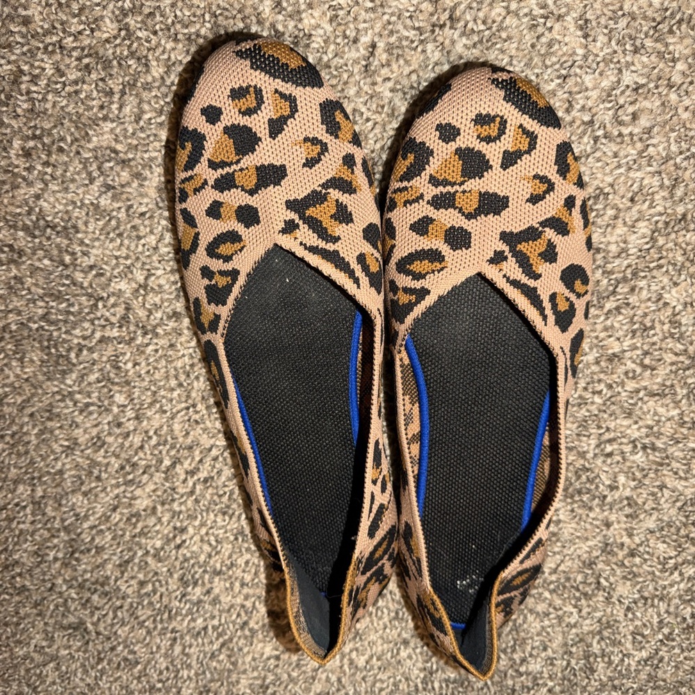 Leopard Print Women's Slip-On Shoes